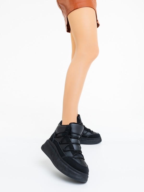 Női bakancs Loretta Fekete, 2 - Kalapod.hu