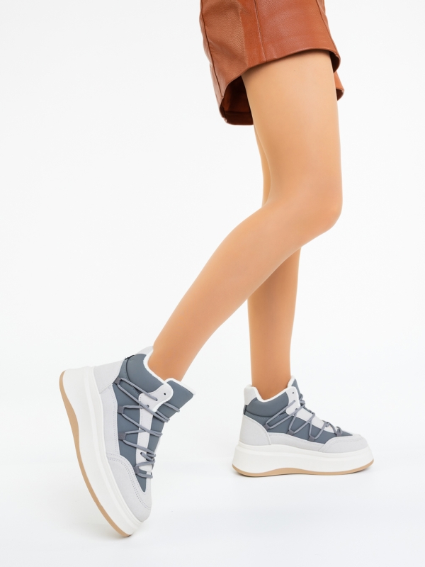 Női bakancs Loretta Szürke, 3 - Kalapod.hu