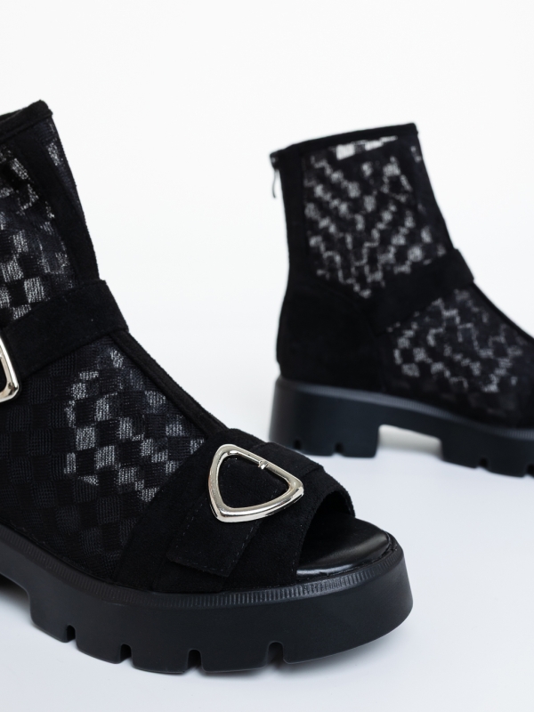 Tavaszi-őszi csizma Giulianna Fekete, 6 - Kalapod.hu