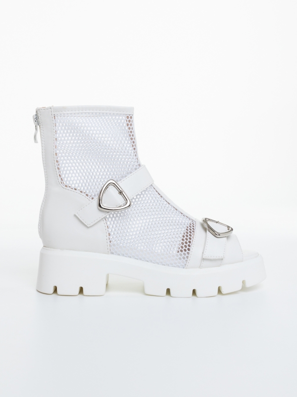 Tavaszi-őszi csizma Giulianna Fehér, 5 - Kalapod.hu