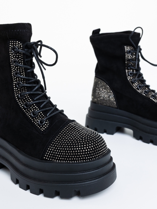 Női platform bakancs Iraja Fekete-Guncolor, 6 - Kalapod.hu