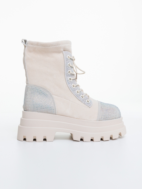 Női platform bakancs Iraja Világos Bézs, 5 - Kalapod.hu