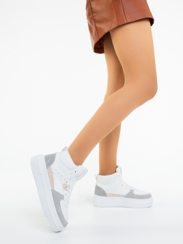 Puha női csizma Fiora Fehér, 2 - Kalapod.hu