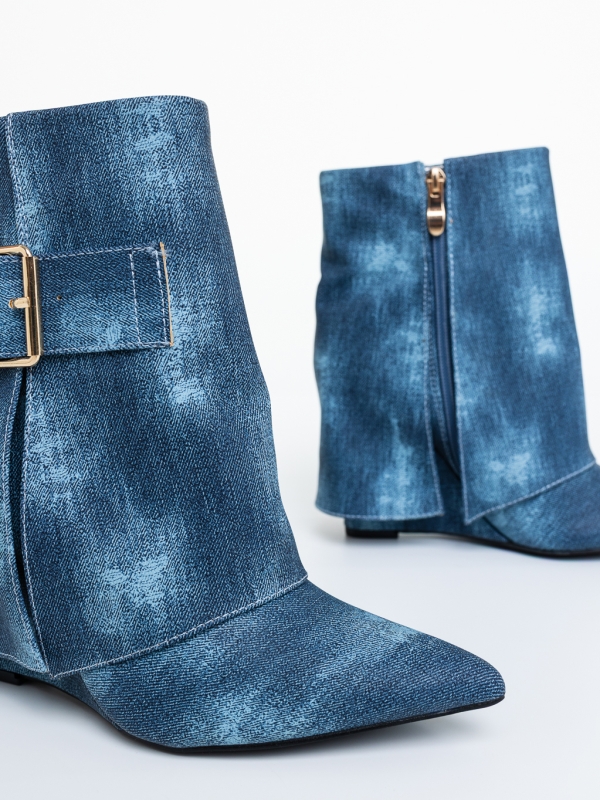 Női platform bakancs Kanika Kék, 6 - Kalapod.hu