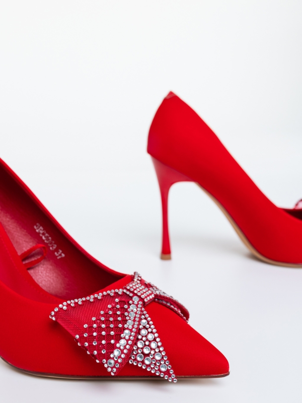 Vékony sarkú cipő Hisoria Piros, 6 - Kalapod.hu