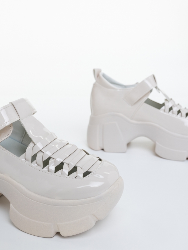 Platform cipő Lasya Bézs, 6 - Kalapod.hu