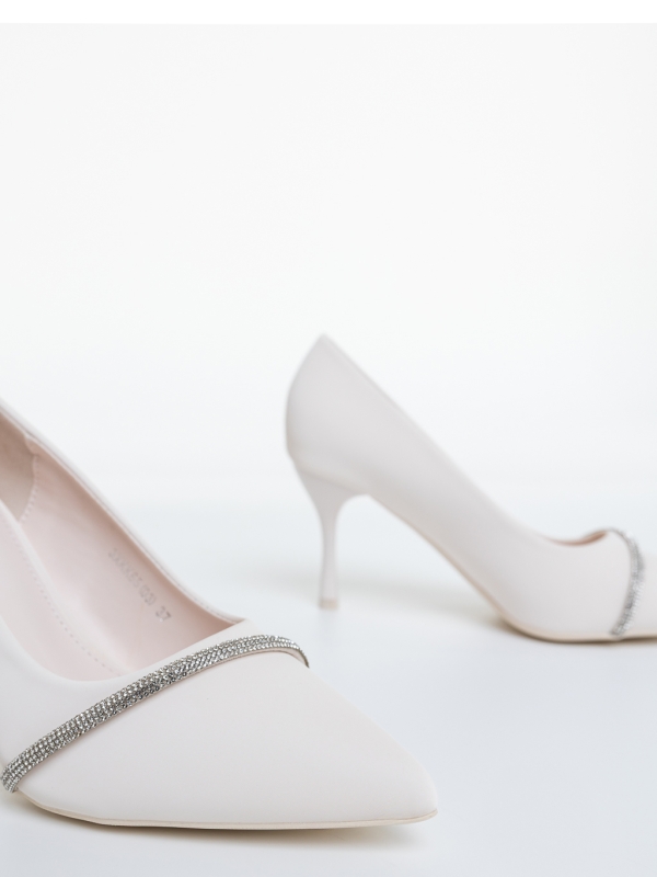 Stiletto cipő Lamyna Bézs, 6 - Kalapod.hu