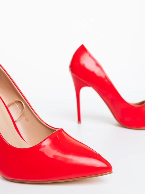 Női sarkú cipő Hanara Piros, 6 - Kalapod.hu