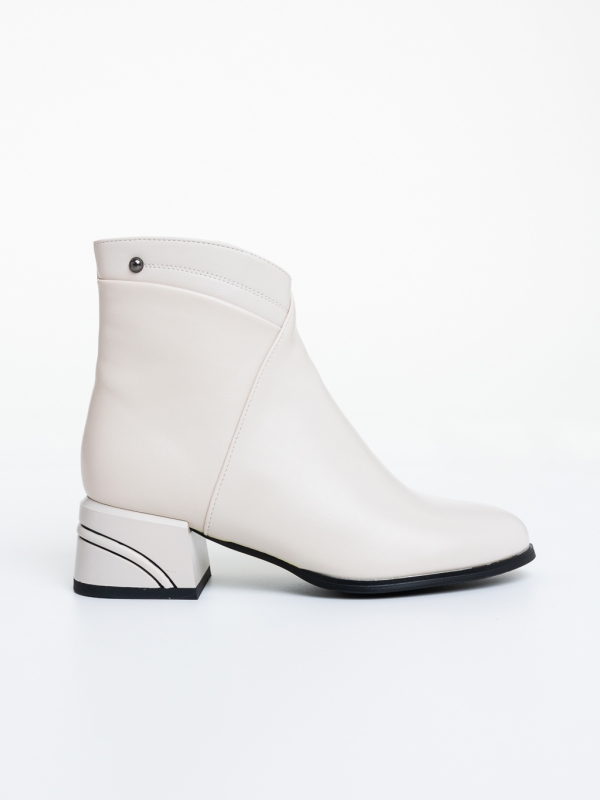 Vastag sarkú bokacsizma Dipalia Bézs, 5 - Kalapod.hu