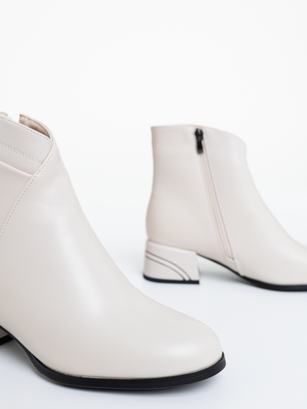 Vastag sarkú bokacsizma Dipalia Bézs, 6 - Kalapod.hu