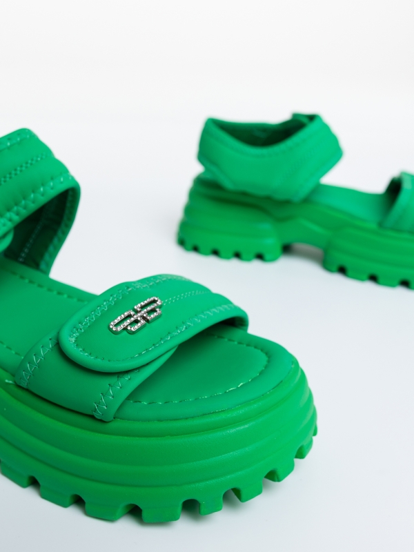 Női platform szandál Levela Zöld, 6 - Kalapod.hu