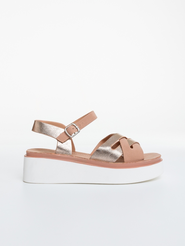 Női platform szandál Rahima Rózsaszín, 5 - Kalapod.hu