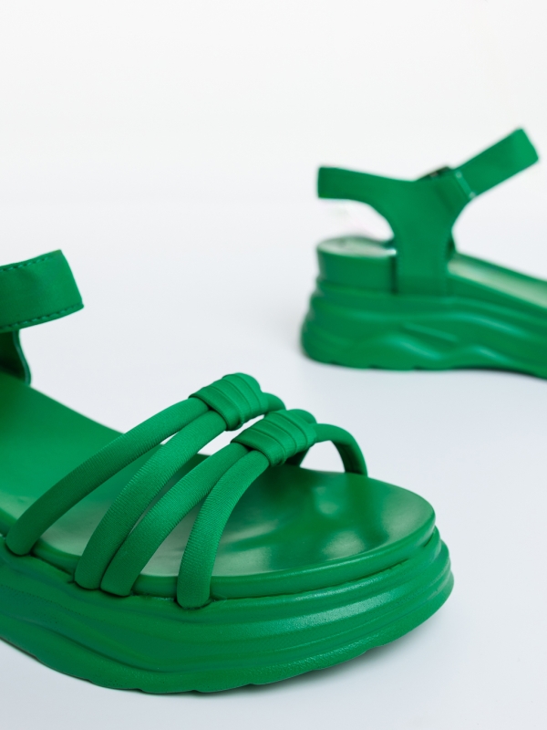 Női platform szandál Purana Zöld, 6 - Kalapod.hu