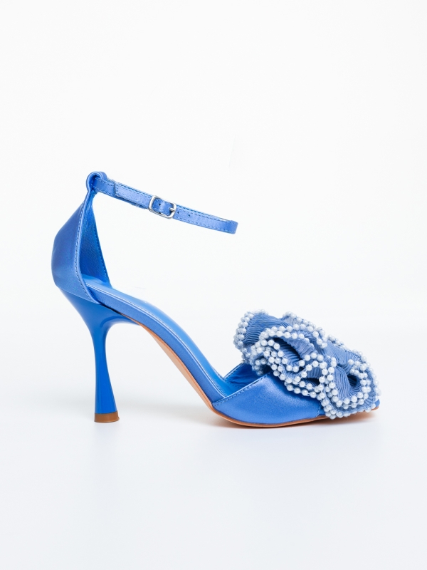 Karcsú sarkú női szandál Kienna Kék, 5 - Kalapod.hu