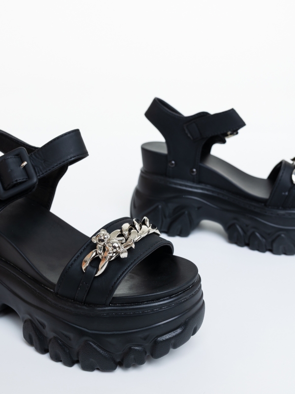 Női platform szandál Dazana Fekete, 6 - Kalapod.hu