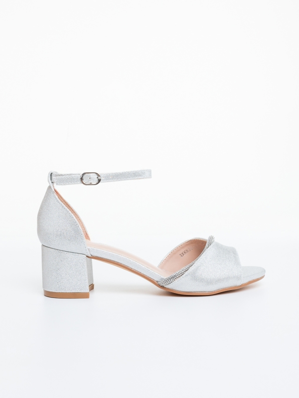 Vastag sarkú női szandál Louna Ezüst, 5 - Kalapod.hu