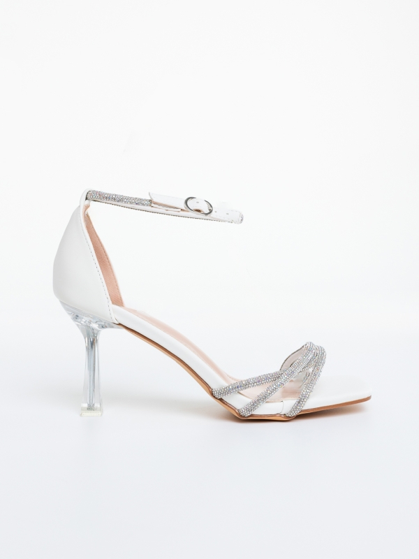 Karcsú sarkú női szandál Mazie Fehér, 5 - Kalapod.hu