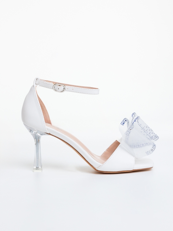 Karcsú sarkú női szandál Lyanna Fehér, 5 - Kalapod.hu