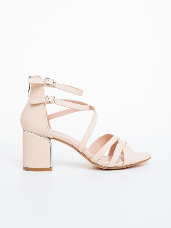 Vastag sarkú női szandál Goldy Bézs, 5 - Kalapod.hu