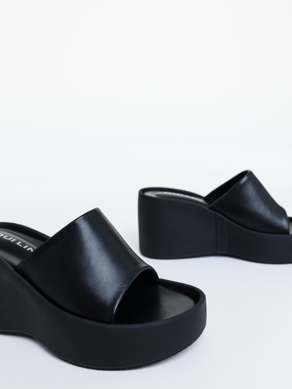 Női platform papucs Myrtle Fekete, 6 - Kalapod.hu