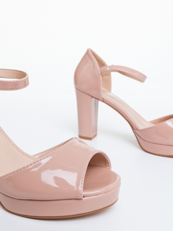 Női Szandál vastag sarkú Naraluz Nude, 6 - Kalapod.hu