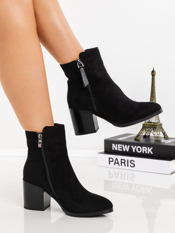 Vastag sarkú bokacsizma Onaira Fekete, 3 - Kalapod.hu