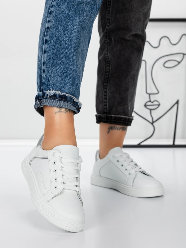 Női tornacipő Jamarni Fehér-Ezüst, 4 - Kalapod.hu