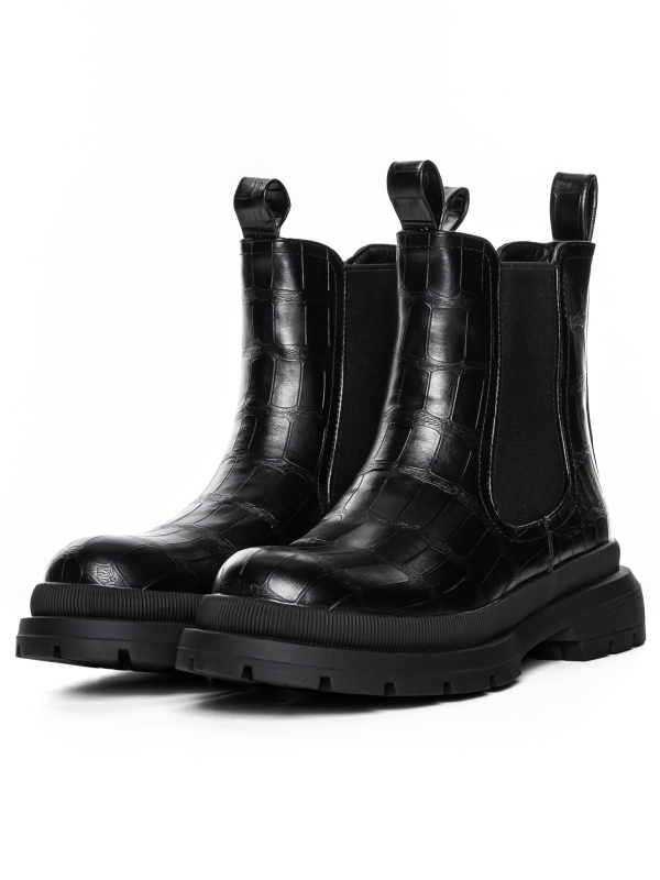 Prinia fekete női csizma, 4 - Kalapod.hu