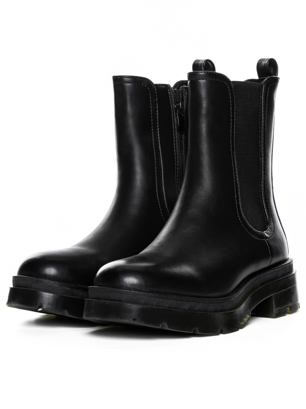 Toffy fekete női csizma, 4 - Kalapod.hu