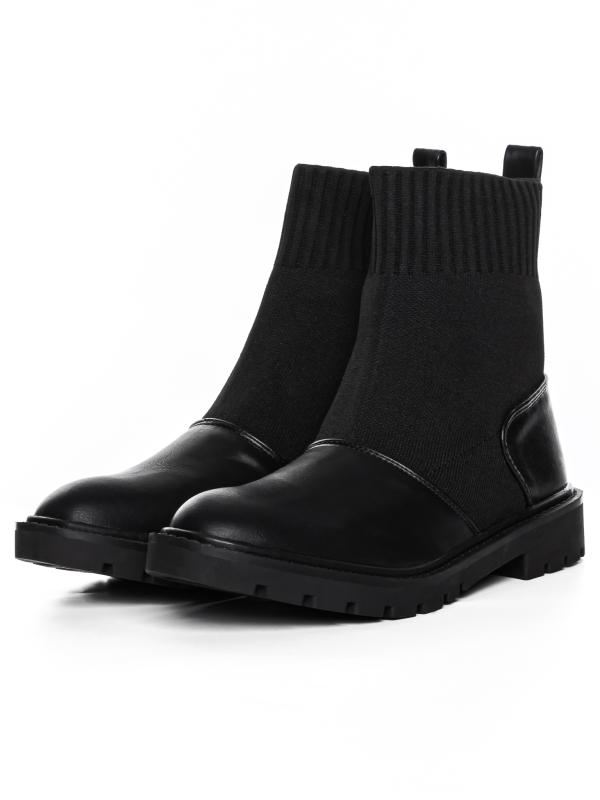 Farla fekete női bokacsizma, 4 - Kalapod.hu