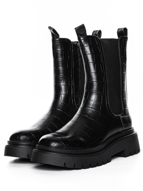 Pampa fekete női csizma, 4 - Kalapod.hu