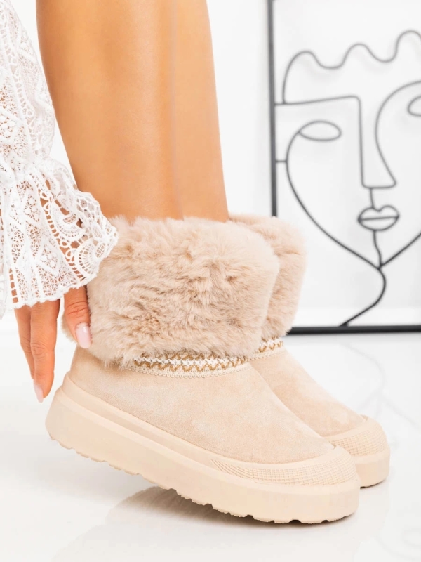 Γυναικείες μπότες UG Nelina Μπεζ, 5 - Kalapod.hu