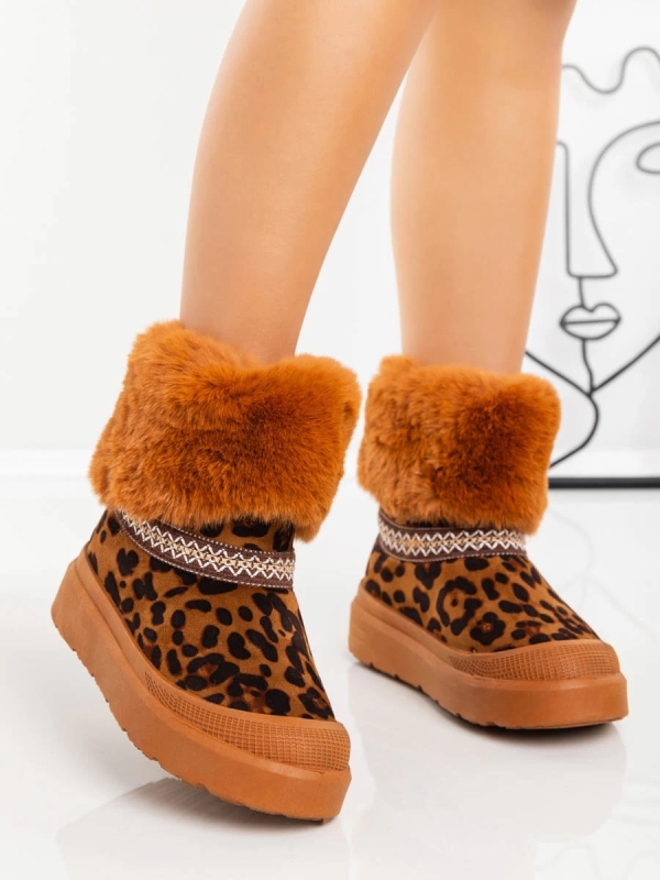 Γυναικείες μπότες UG Nelina  Λεοπάρδαλη, 2 - Kalapod.hu