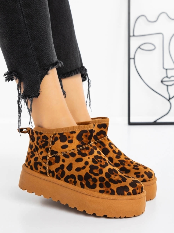 Γυναικείες μπότες UG Rosaza Λεοπάρδαλη, 3 - Kalapod.hu