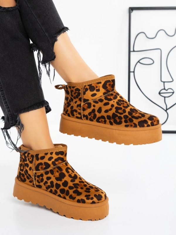 Γυναικείες μπότες UG Rosaza Λεοπάρδαλη, 4 - Kalapod.hu
