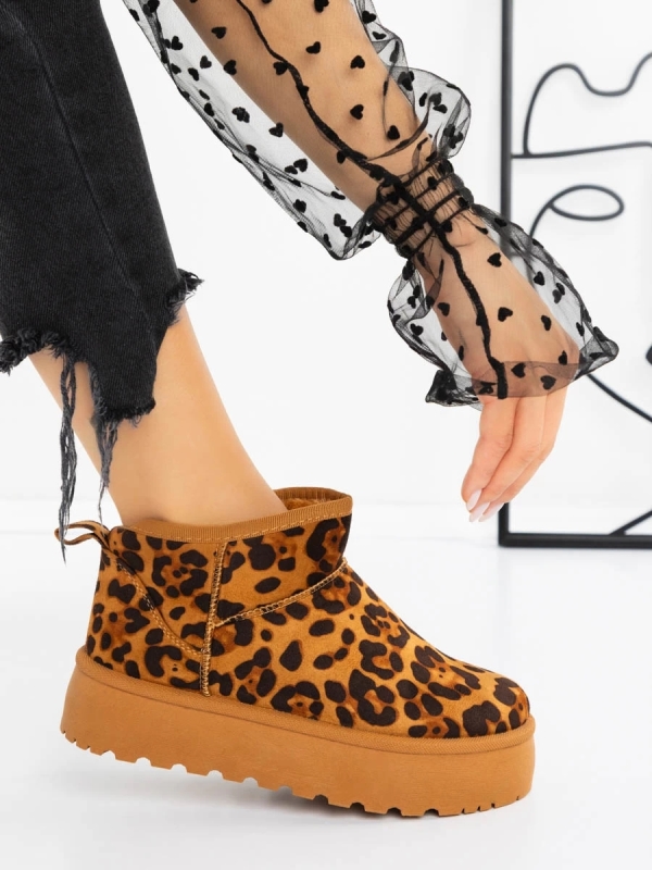 Γυναικείες μπότες UG Rosaza Λεοπάρδαλη, 5 - Kalapod.hu