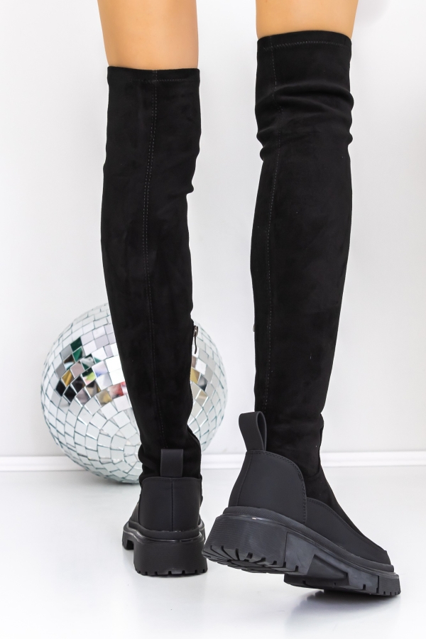 Női csizma alacsony talppal Olona Fekete, 5 - Kalapod.hu